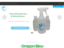 Tablet Screenshot of dragon-bleu.com